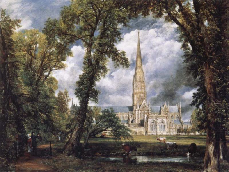 Salisbury Cathedral from the Bishop-s Grounds, John Constable